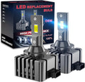 D8 LED Headlight Bulbs 45W 4000LM 6500K White Pack of 2 B67359