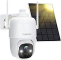 Wireless Outdoor Security Camera with Solar Panel, 1080p Night Vision, 2-Way Audio, IP65 Waterproof L184517