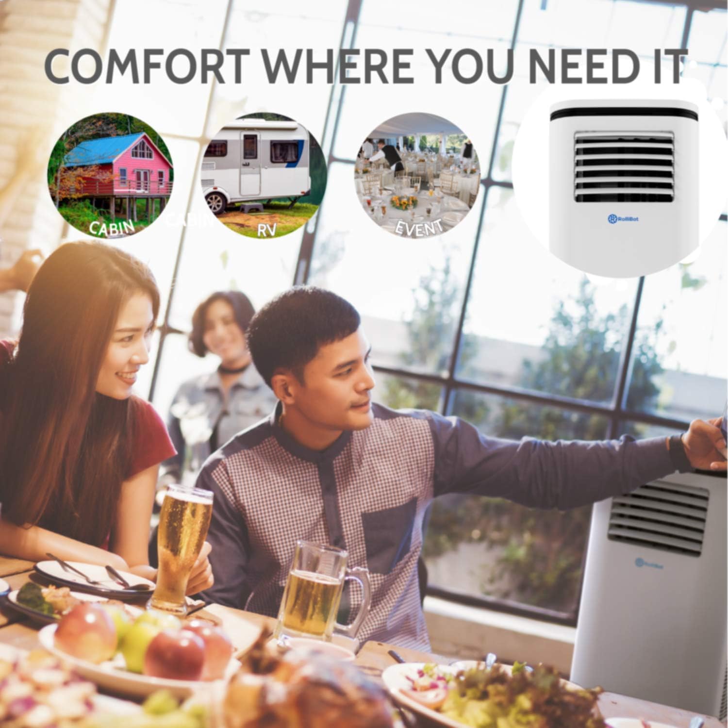 14000 BTU Smart Portable Air Conditioner W283