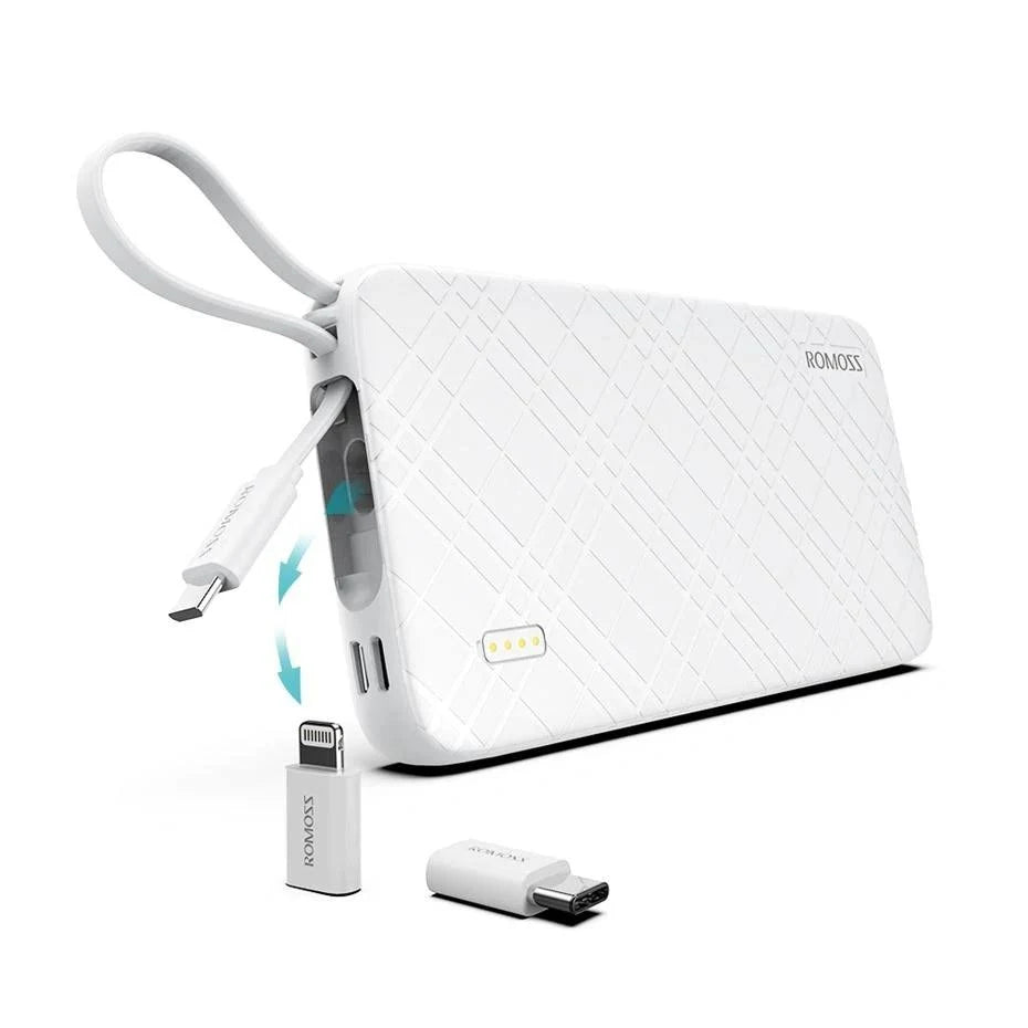 10000mAh Power Bank with Built-in Micro USB Cable T565