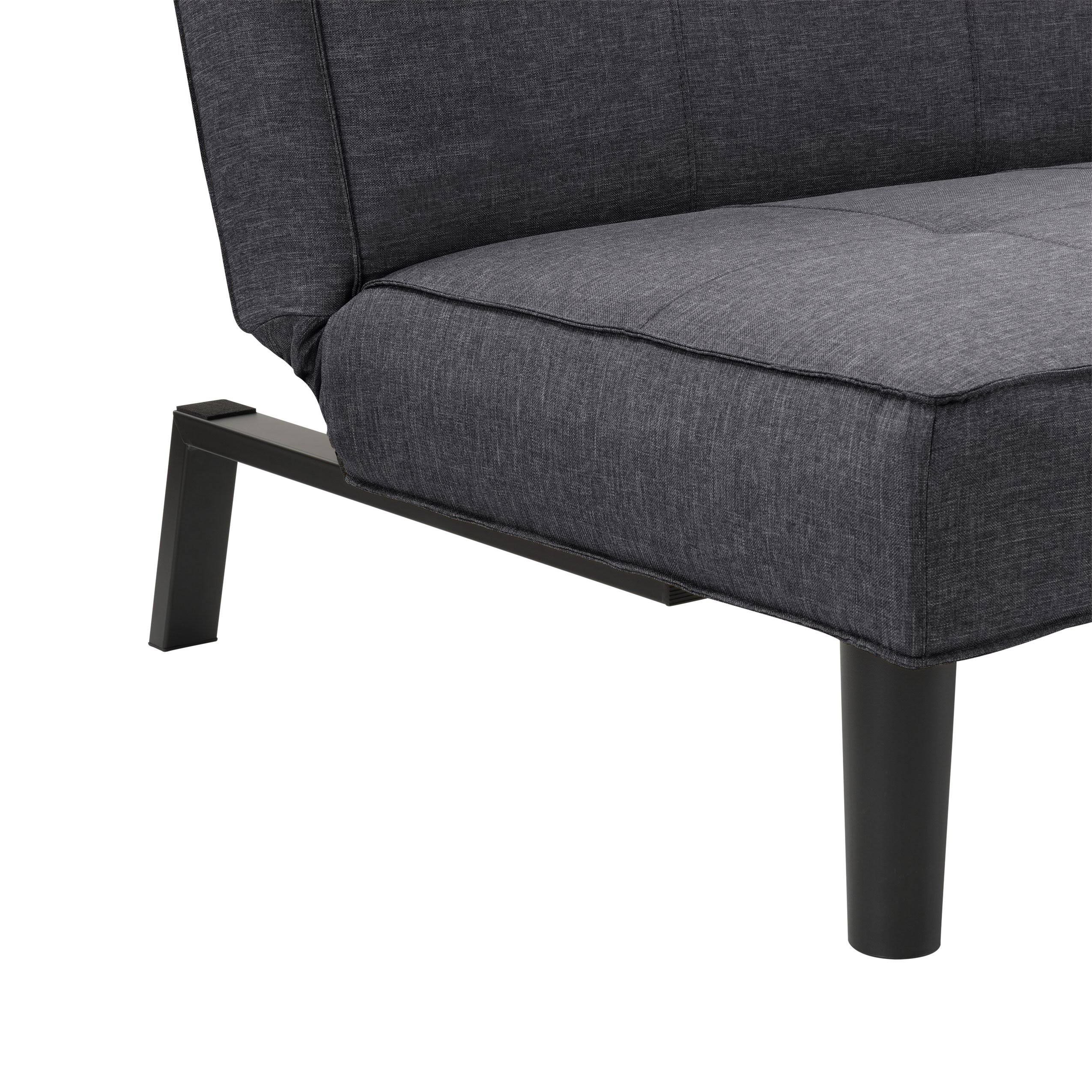 Dark Gray Convertible Futon Sofa Bed D952447