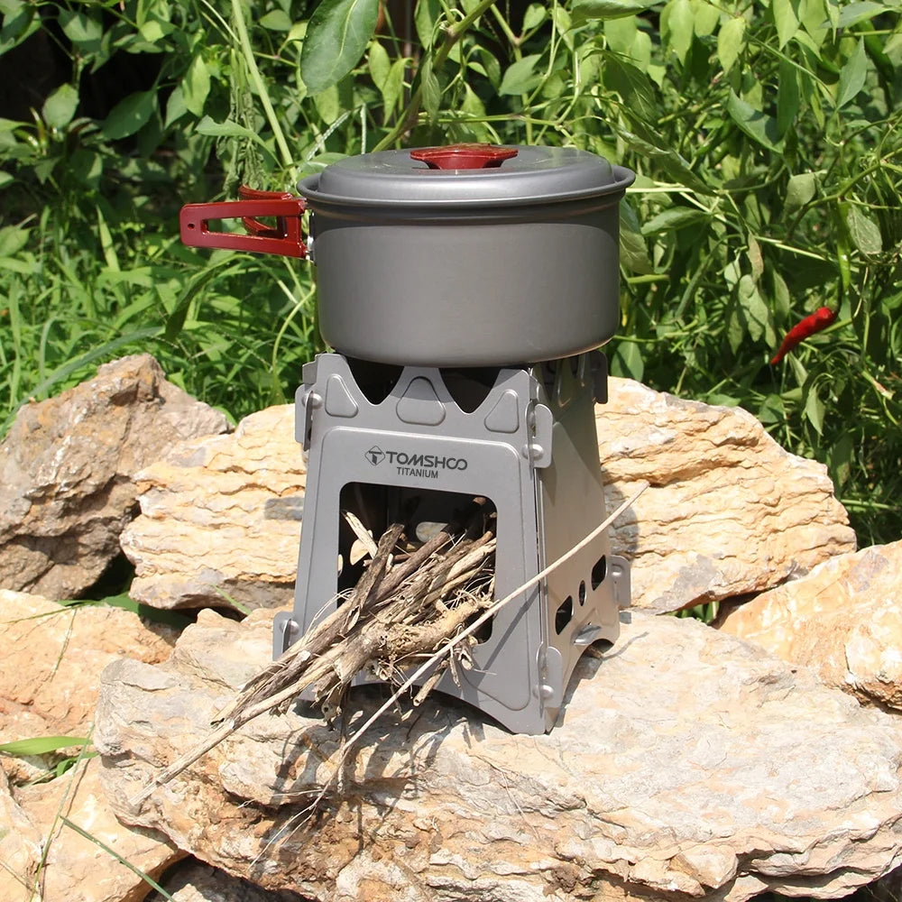 Titanium Wood Burning Backpacking Stove V624