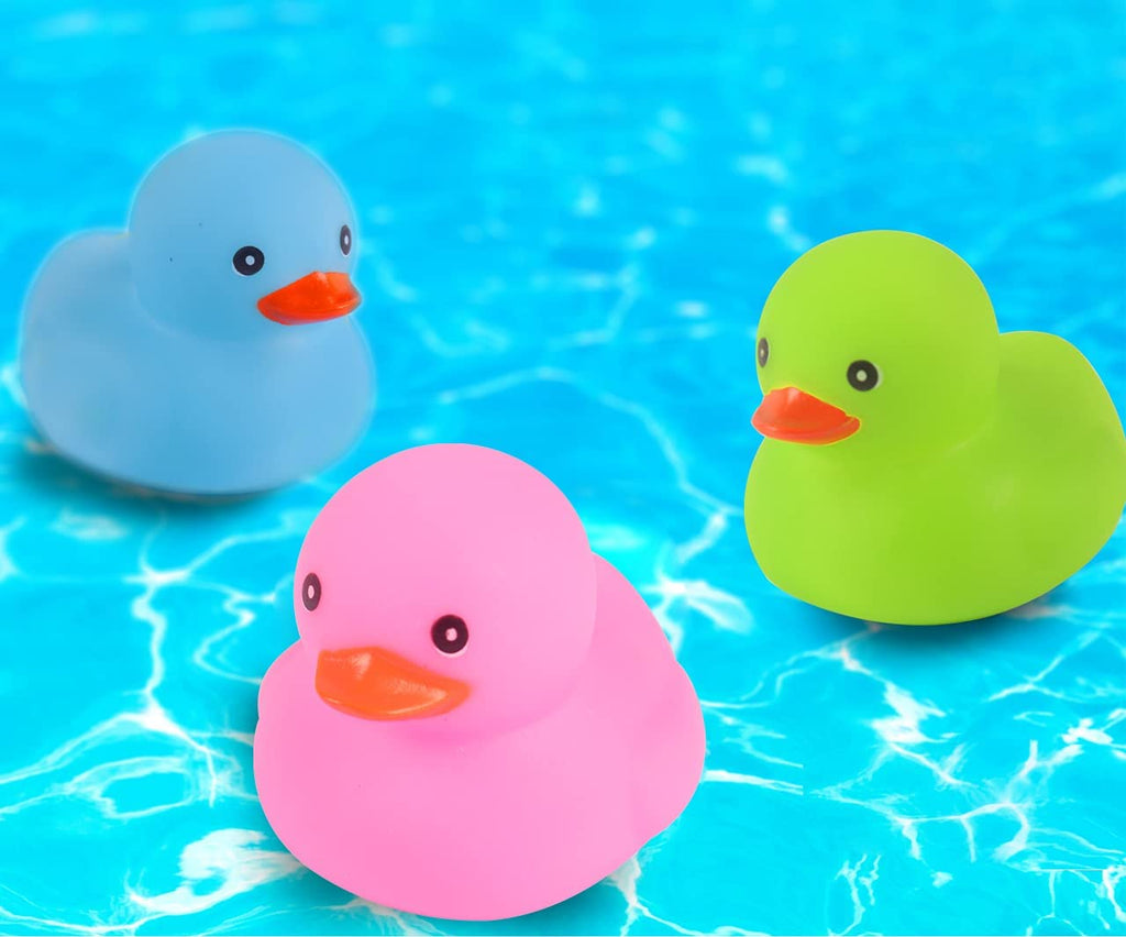 Colorful Rubber Ducky Bath Toys 4Pcs L105940