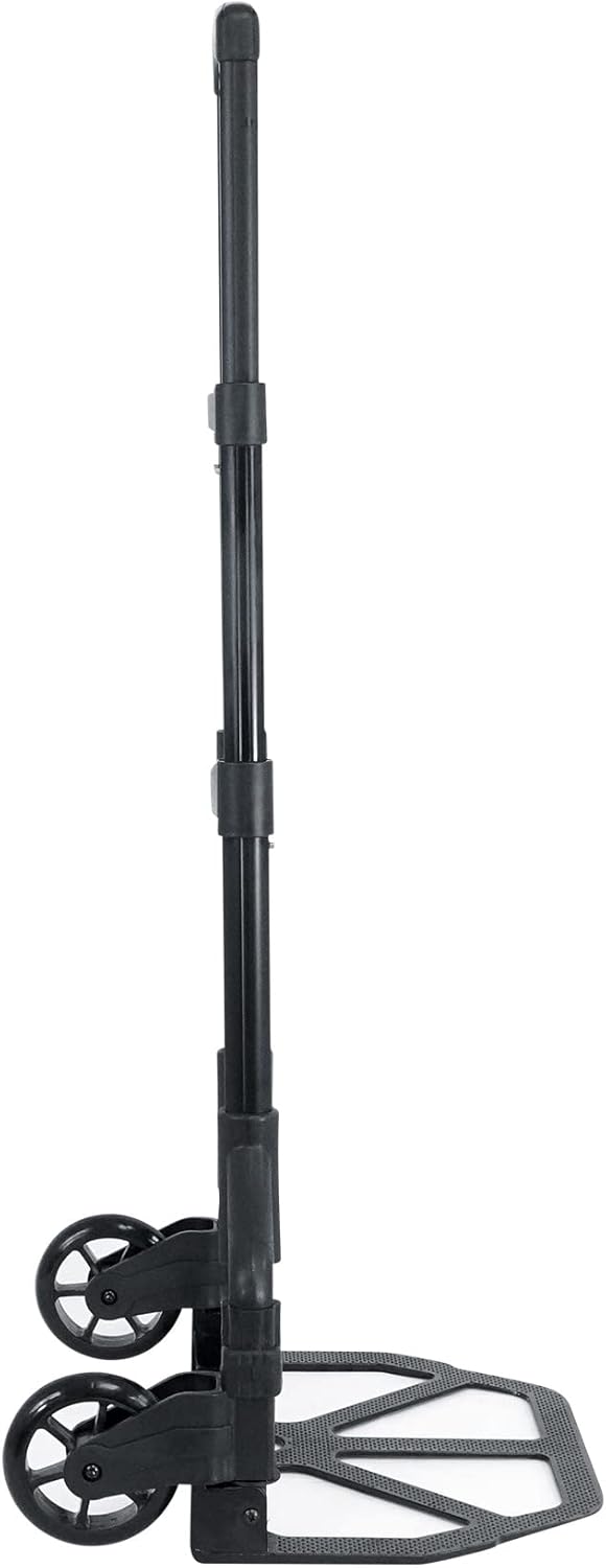 Aluminum Trolley Transport Hand Truck, Folds Flat, Pack of 2 R2918