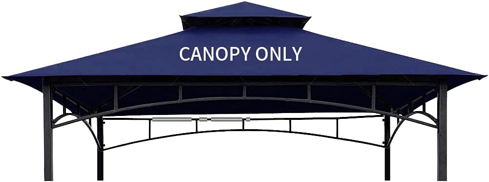 Brown 8 x 5 Double Tiered Replacement Canopy Roof N4482