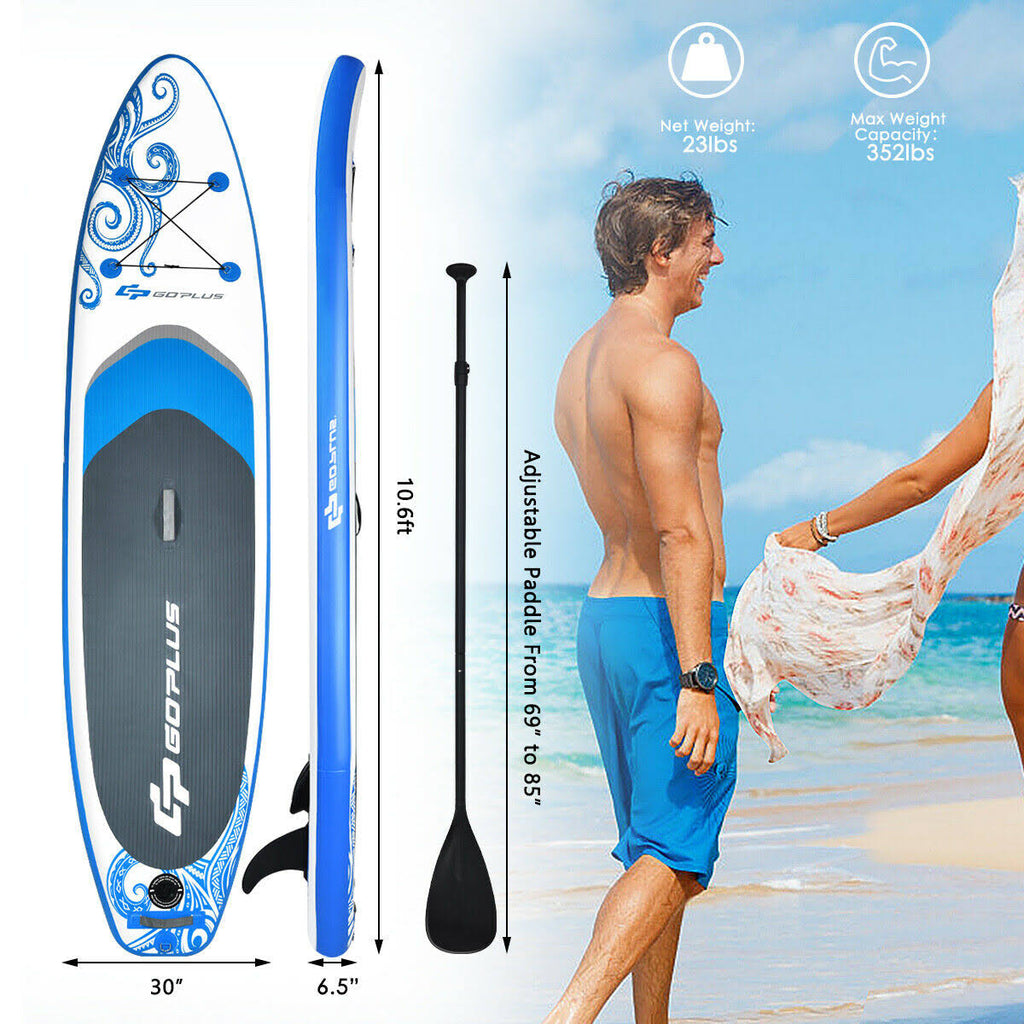 Inflatable Adjustable Paddle Board with Carry Bag S354