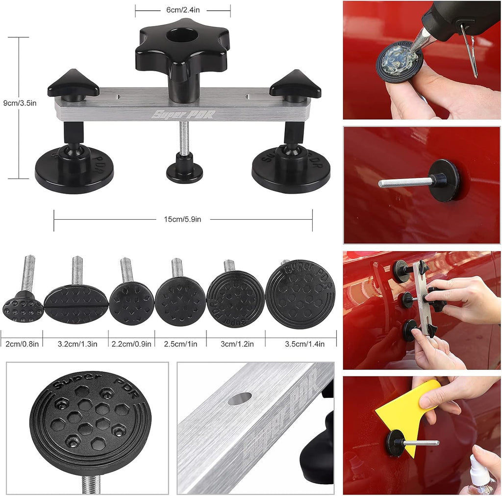 Dent Puller PDR Tools Car Paintless Dent Repair Tool Kit Pack of 2 D102463