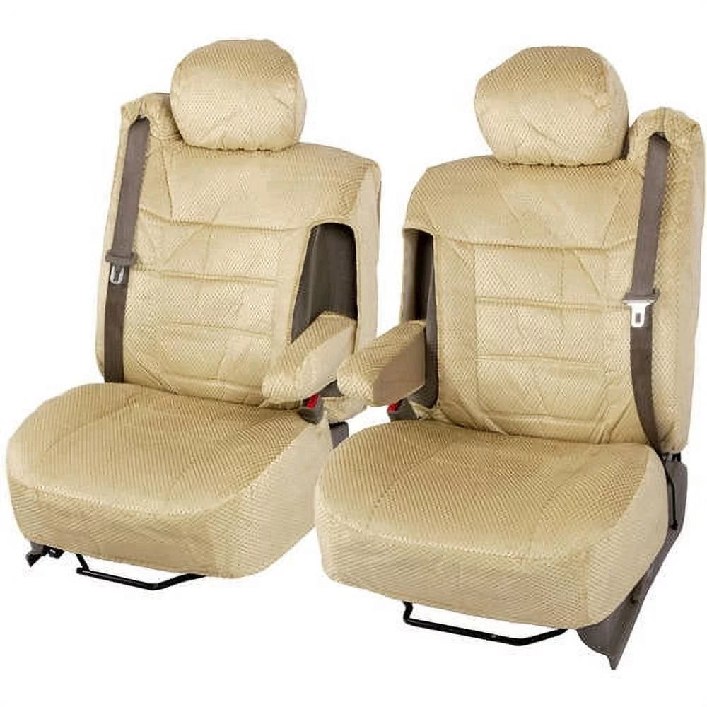 Pickup Truck Seat Covers with Arm Rest and Built In Seat Belt P790