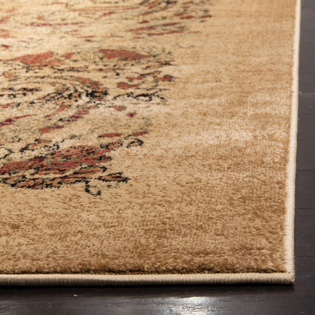 Beige & Multi Traditional Runner Rug Y3331