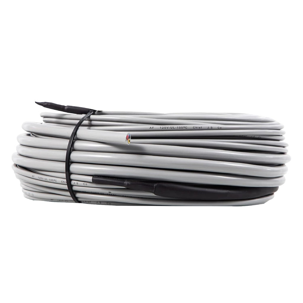 Floor Heating Cable 83.3 Square Feet Waterproof Insulated with Temperature Control Panel D669718