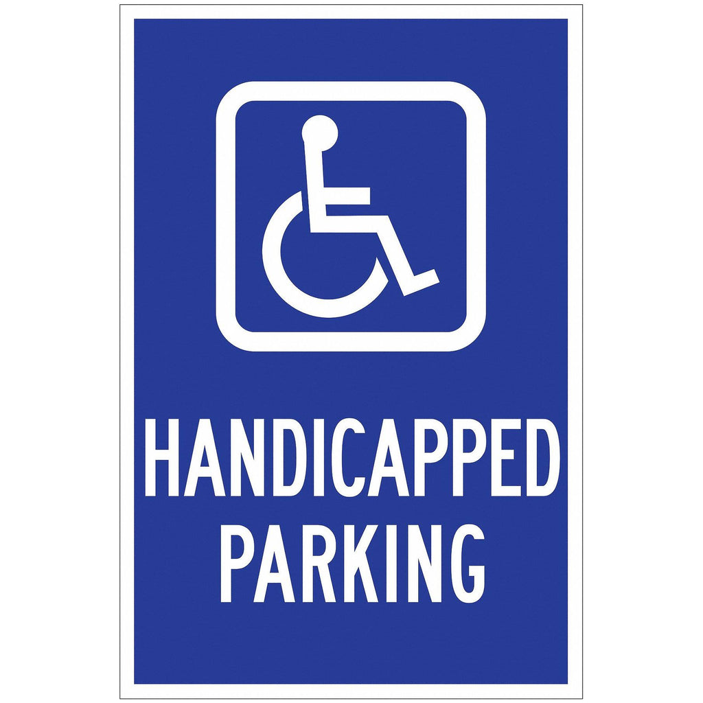18x22H Handicap Parking Sign X9009