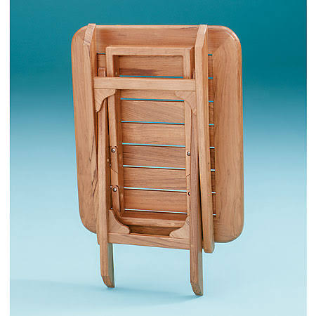 Adjustable Slat-Top Teak Table W184
