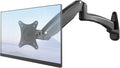 Single Wall Monitor Mount, Full Range Motion Wall Mounted Monitor Arm, Fully Adjustable PC Computer Wall Mount with Extendable Arm Fits up to 27" 13.2lbs Screens Max VESA Size 100x100mm Pack of 2 C53926