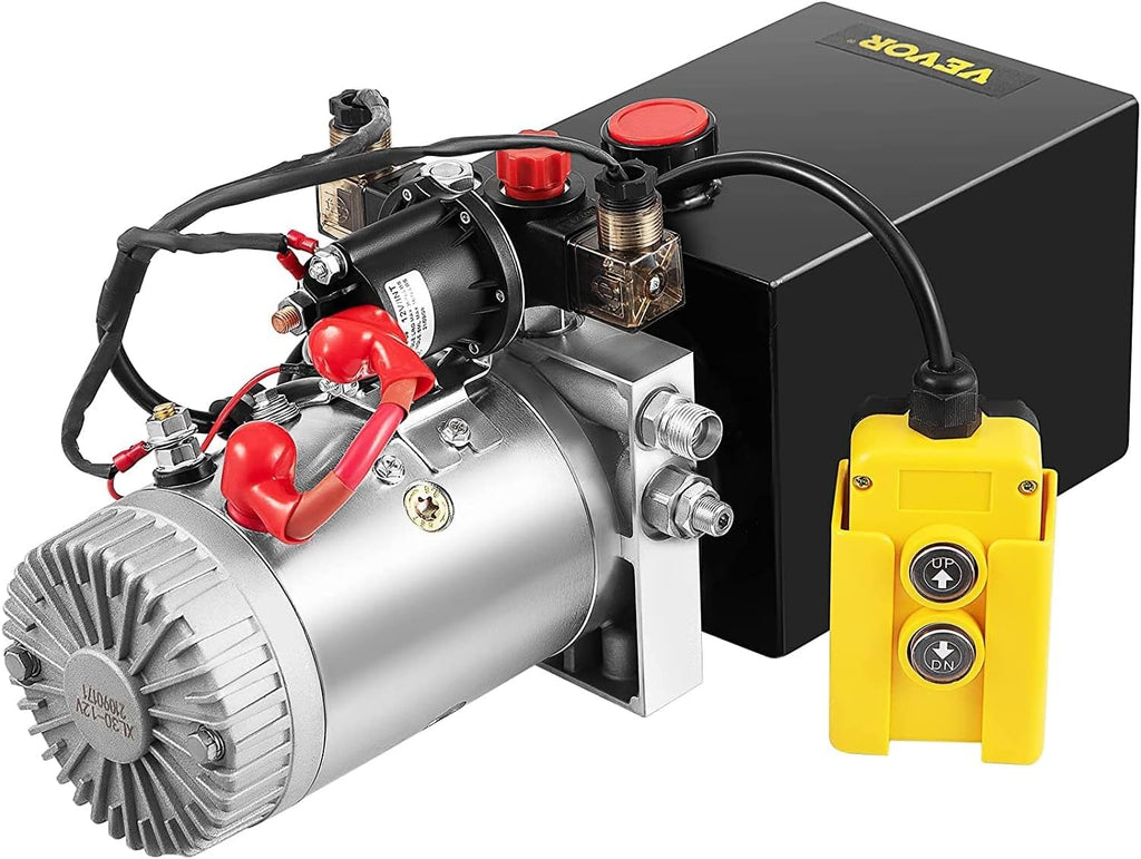 10 Quart 12V DC Single Acting Hydraulic Pump W504057