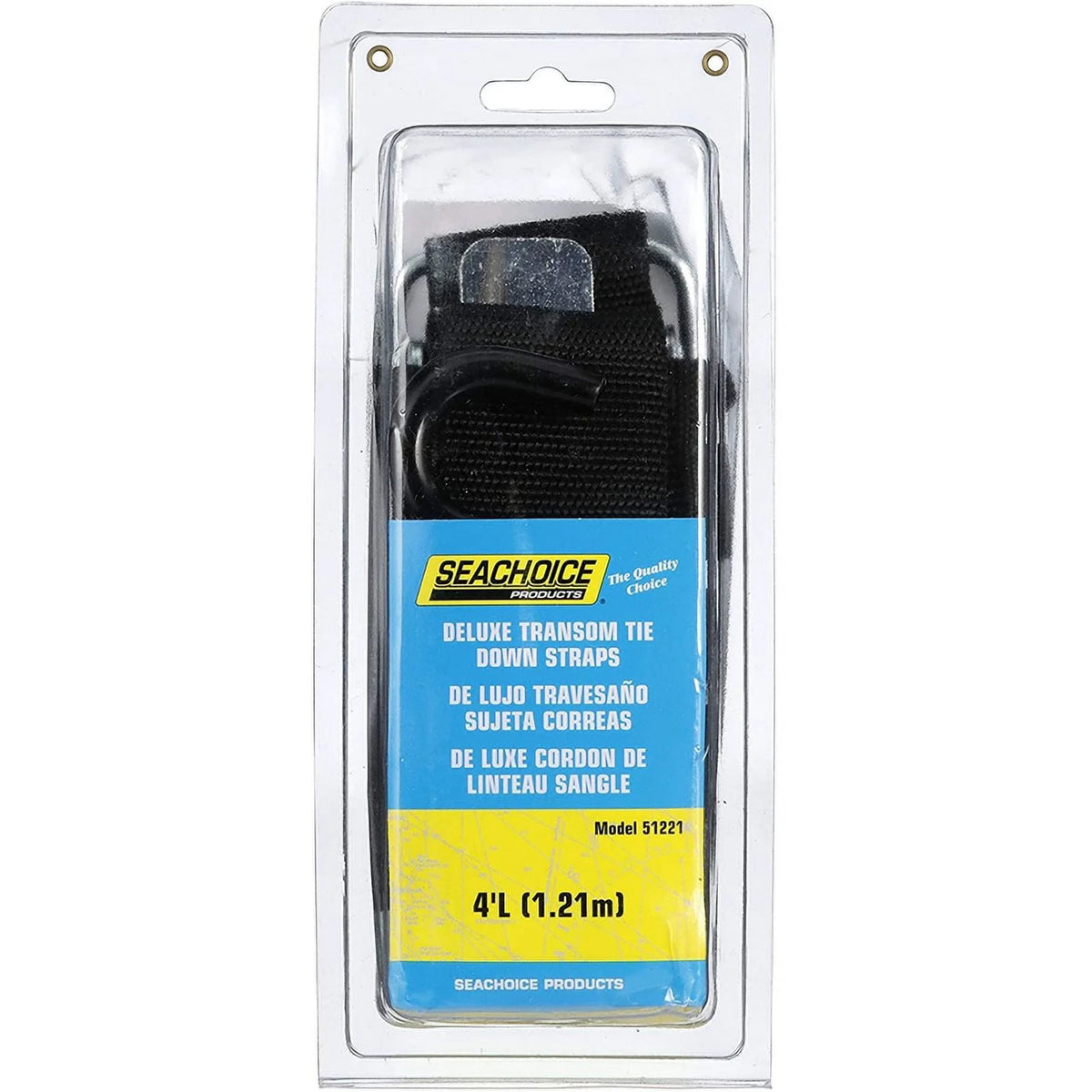 Heavy Duty Transom Tie Down Boat Strap, 48 In., With S Hook Y10816