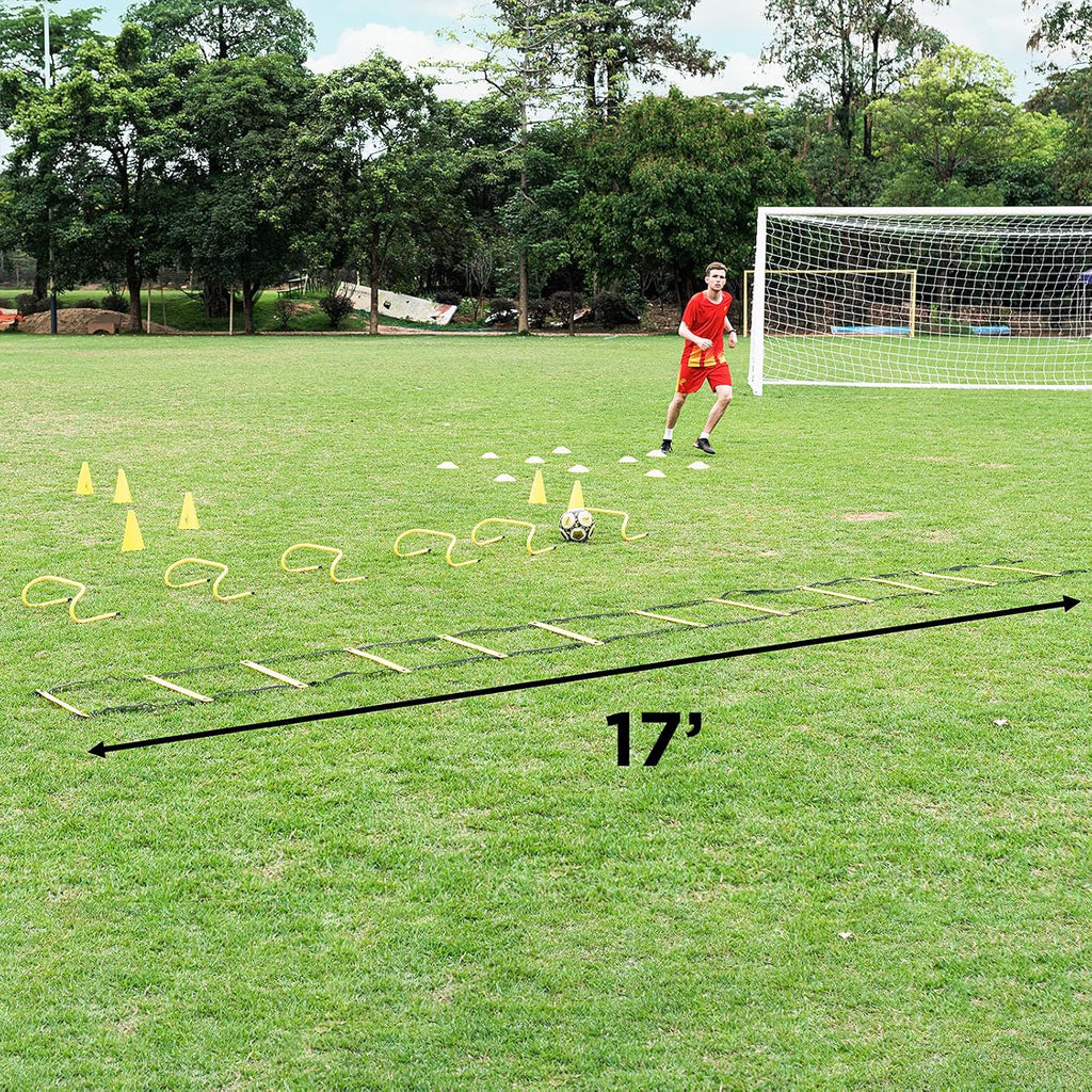 Agility Training Equipment Set with Carrying Bag Y18936