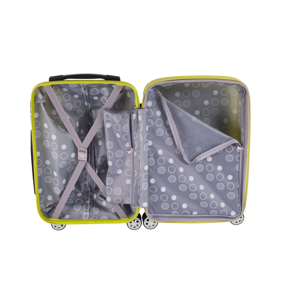 Green Expandable Polycarbonate Carry-On O68147
