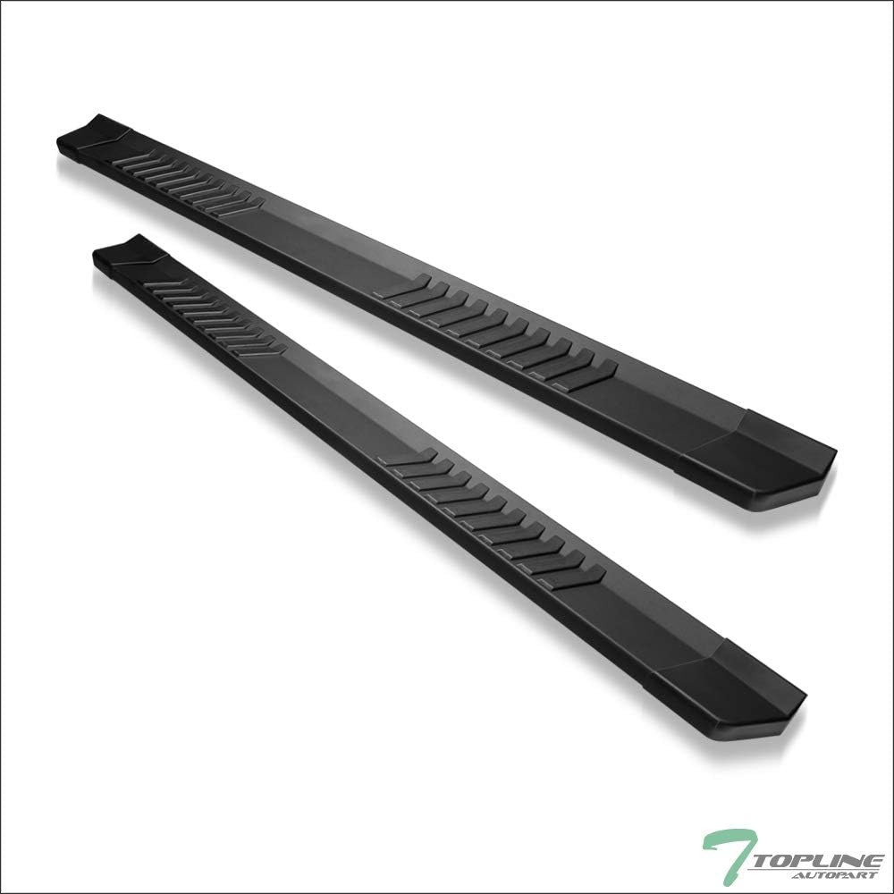 Matte Black Aluminum Side Step Rail Running Boards F688497