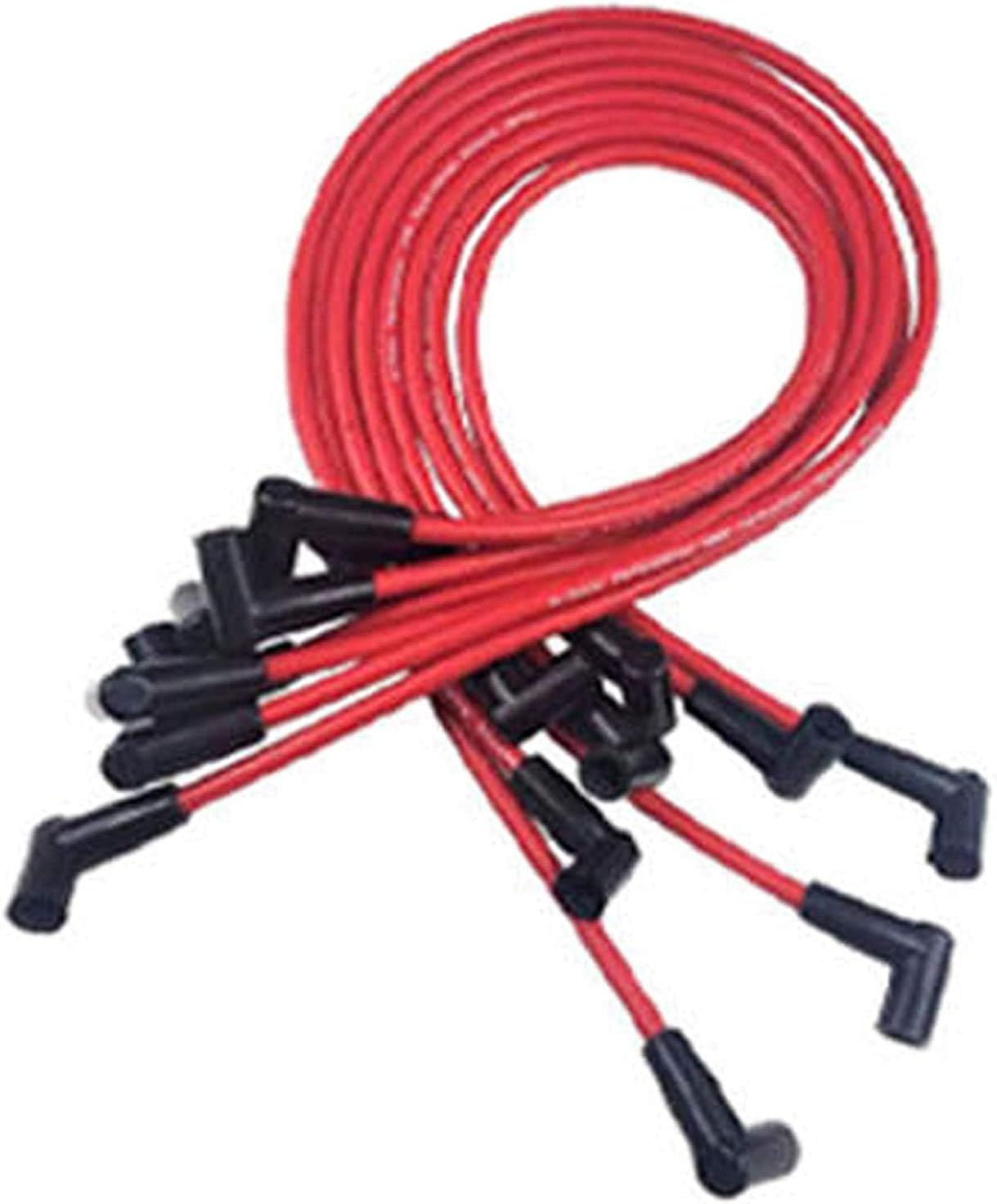 Red Cap HEI Distributor with Spark Plug Wires and Harness D74754