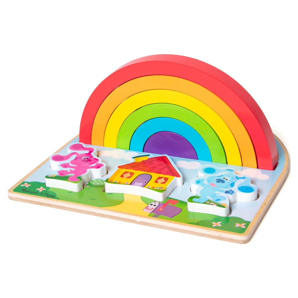 Wooden Rainbow Stacking Puzzle (9 Pieces) B258808