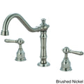 Brushed Nickel Two Handle Kitchen Widespread Faucet Q533669