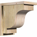 8x22W x 14x22D x 14x22H Douglas Fir Corbel with Backplate F210613