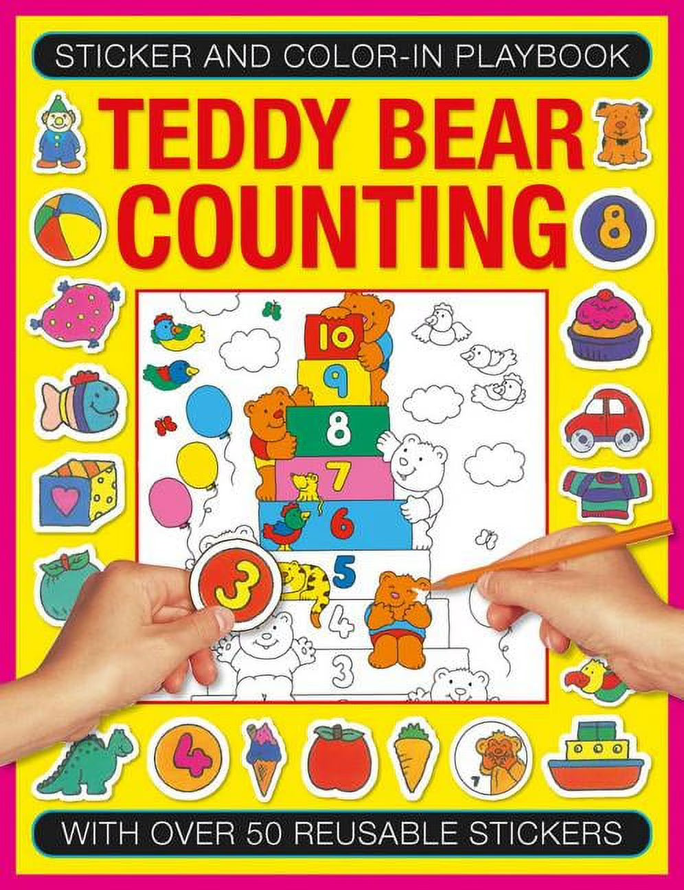 Teddy Bear Counting Playbook with Over 50 Reusable Stickers K873