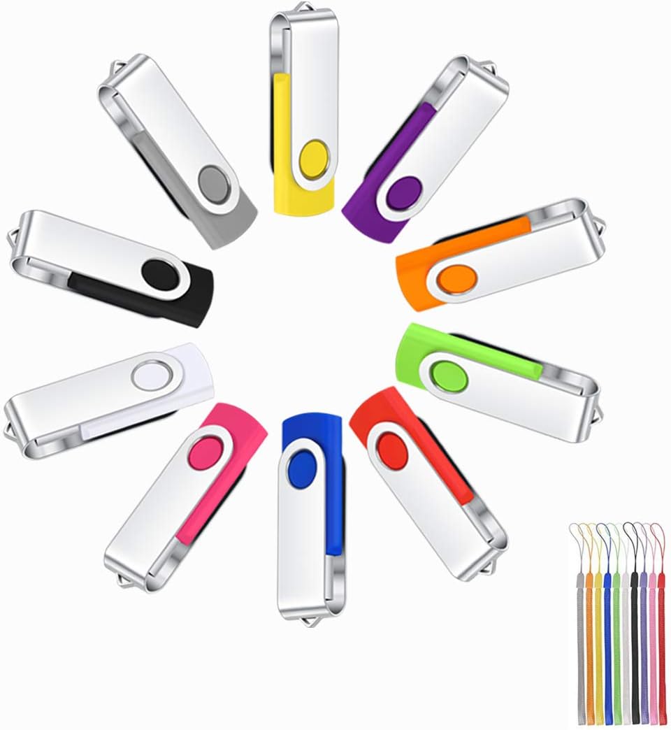 4G 50 Pack USB Flash Drive Multi-Colors X855119