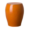 Bright Orange Garden Stool T911