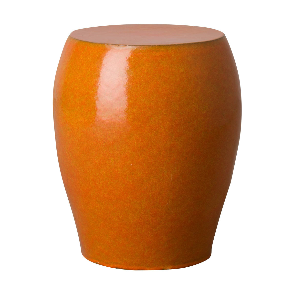 Bright Orange Garden Stool T911