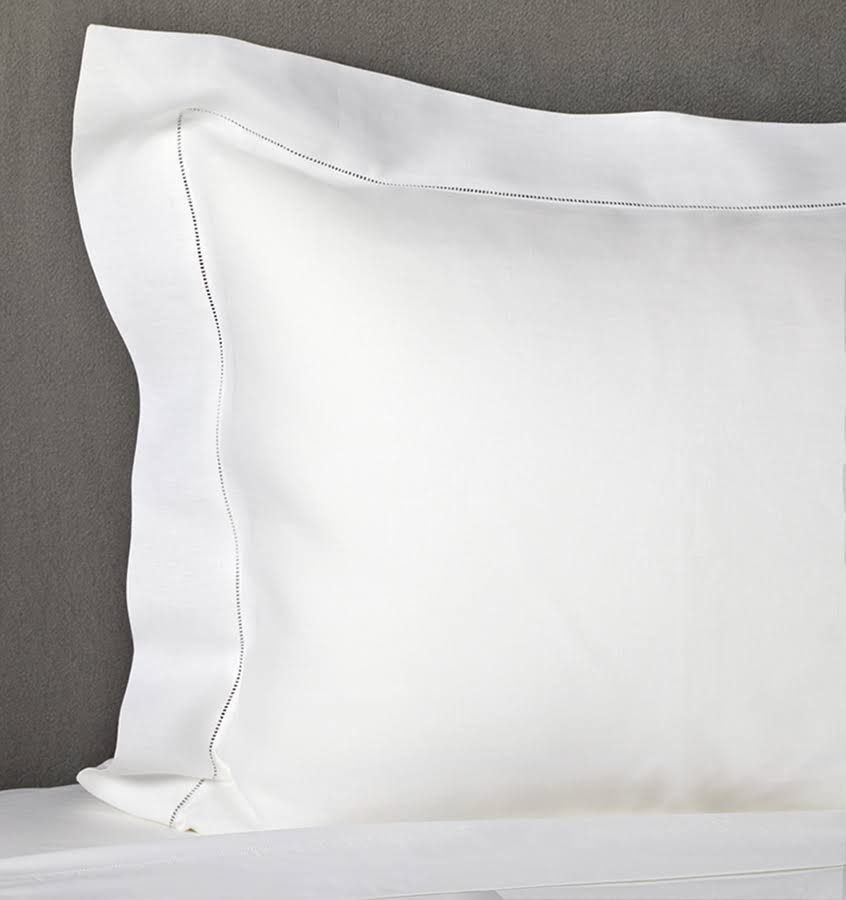 White Standard Linen Sham K905