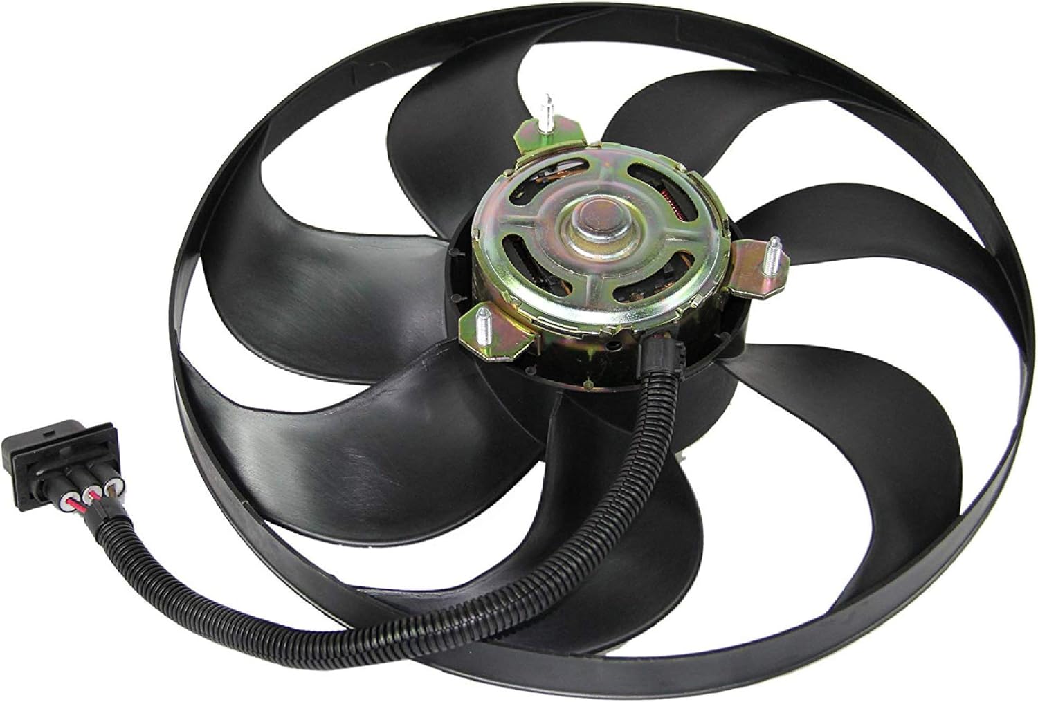 Left Driver Side Radiator Cooling Fan Pack of 2 A7352