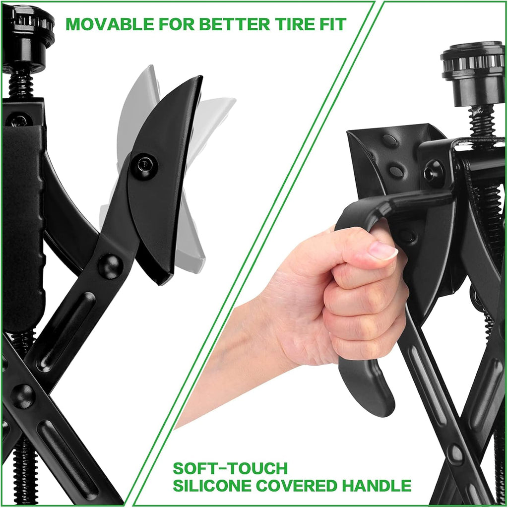X-Chock Wheel Stabilizer, Scissor Tire Locking Chocks, 1 Pair O9813