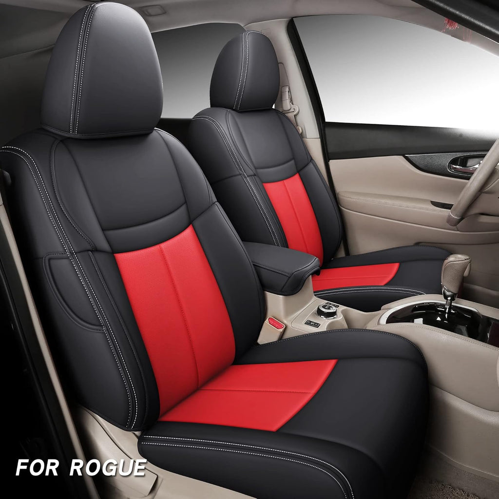 Full Coverage Faux Leather Car Seat Covers for Nissan Rogue G8005