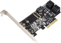 5 Port Non-Raid SATA III PCI-E X4 Controller Card with Low Profile Bracket R370050