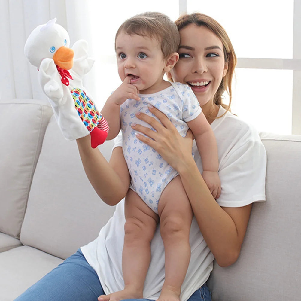 Cartoon Duck Hand Puppet Toy L196