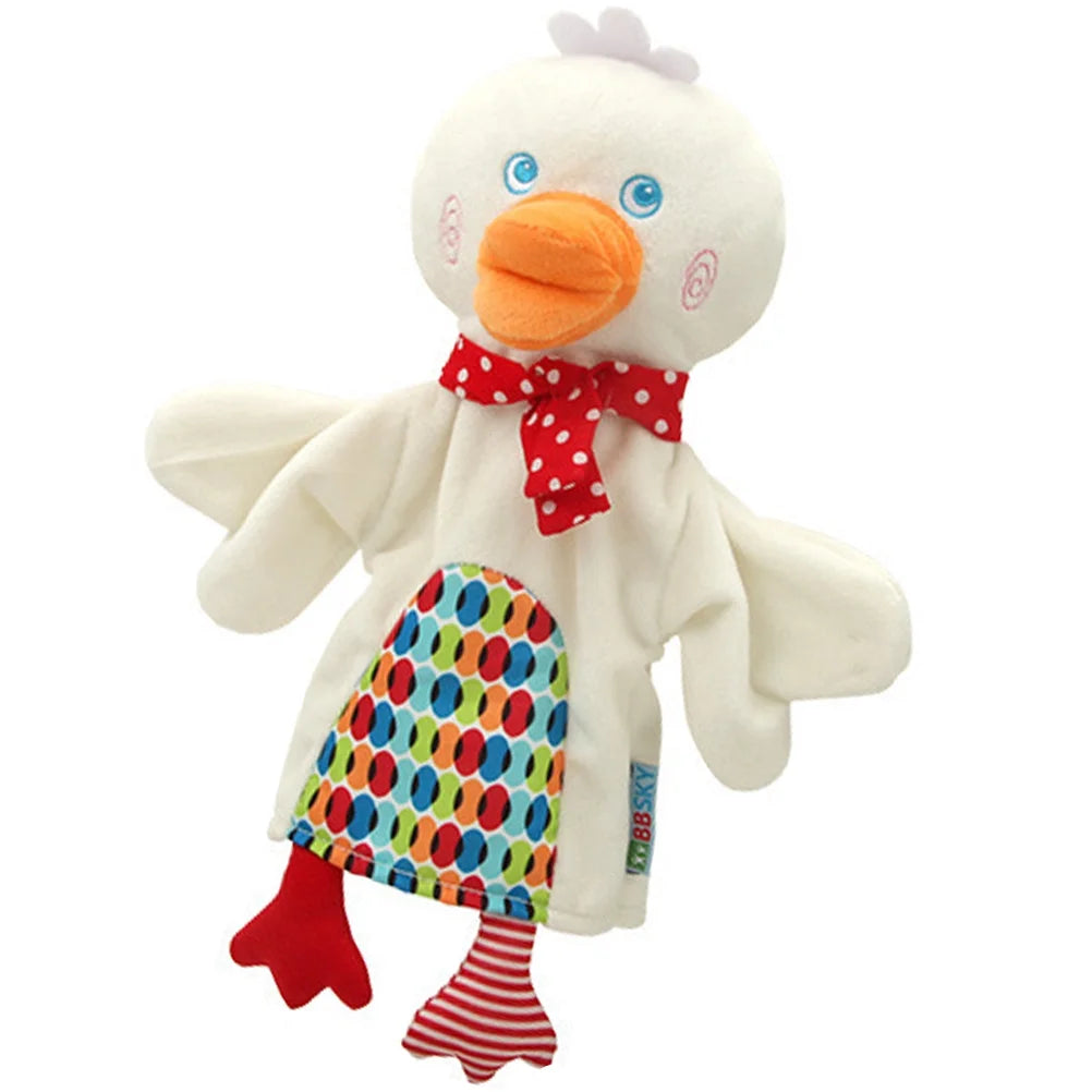 Cartoon Duck Hand Puppet Toy L196
