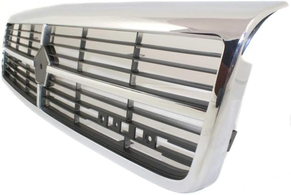 Chrome Shell Grille Assembly with Painted Black Insert I960801
