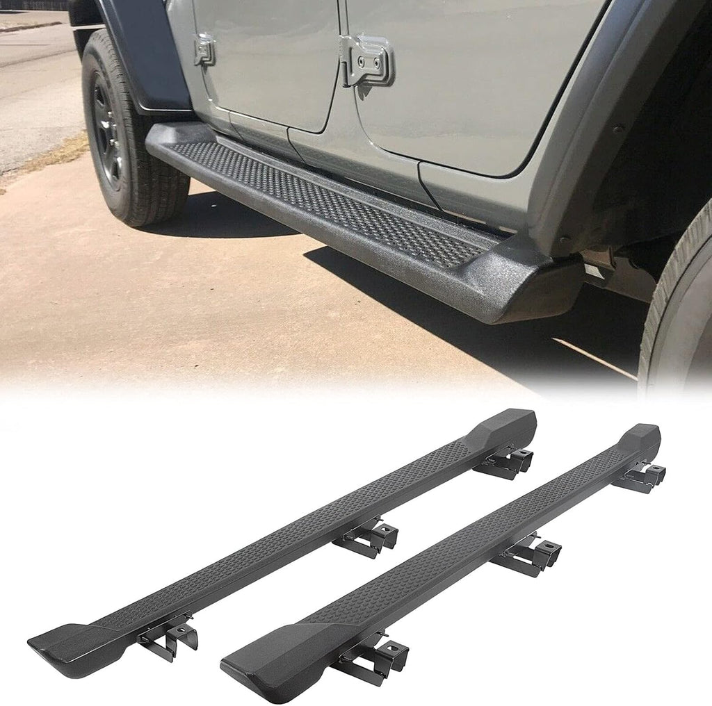 Running Boards Side Steps Bars For Jeep Wrangler Unlimited 4DR O25069