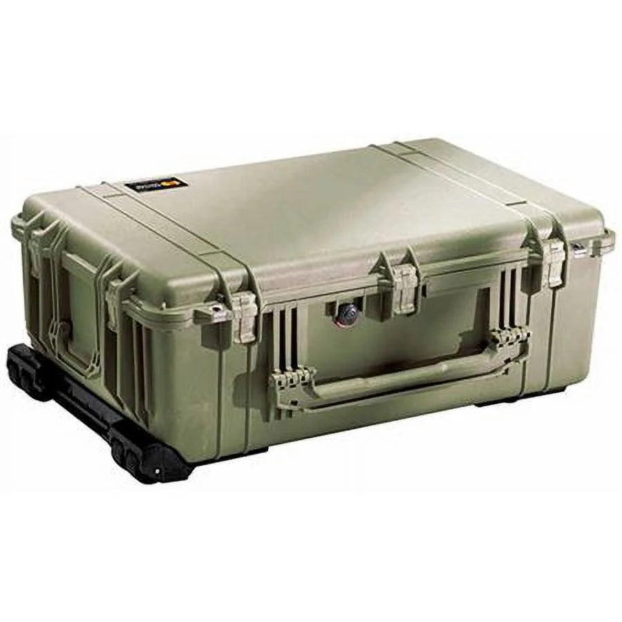 Olive Drab Green Watertight Wheeled Hard Case L2789