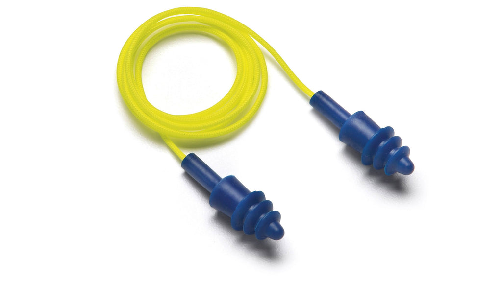 Metal Detectable Reusable Earplugs, 100 Pair/Box U436386