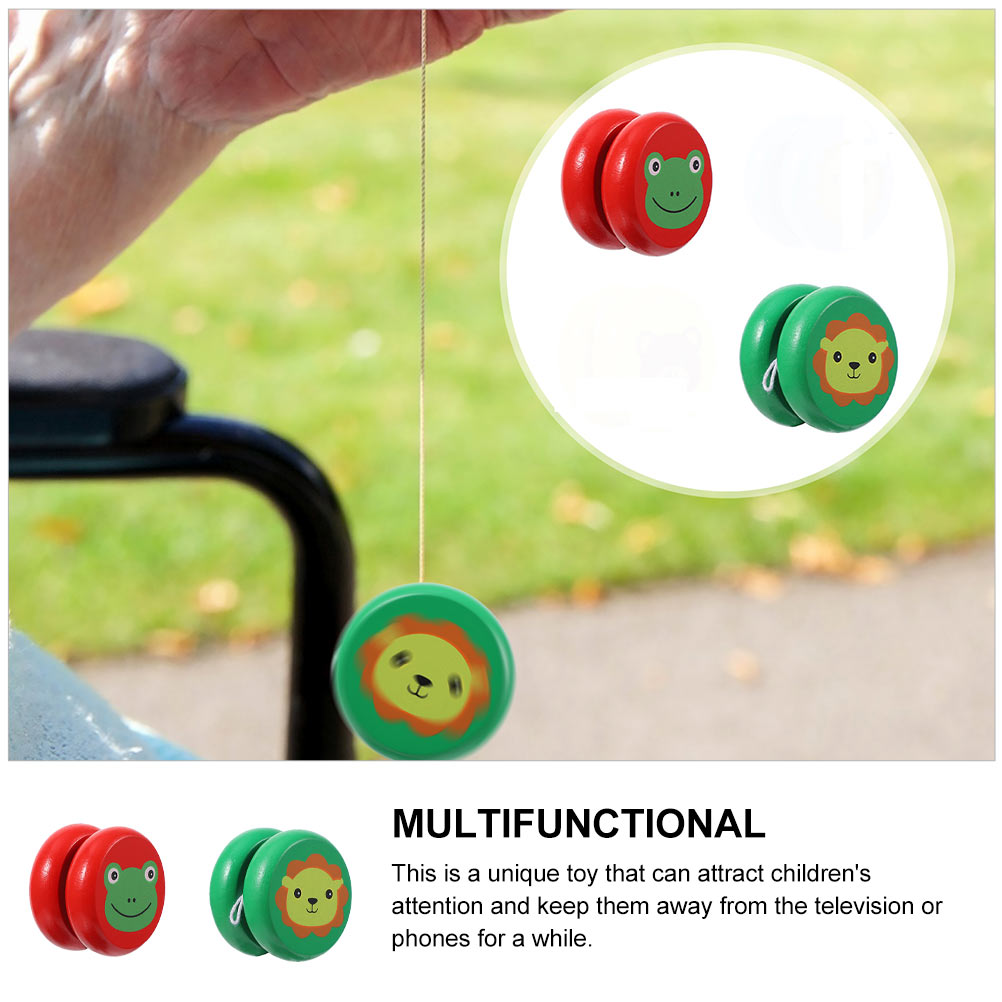 2pcs Wooden Finger Yoyo Ball Toy S792184