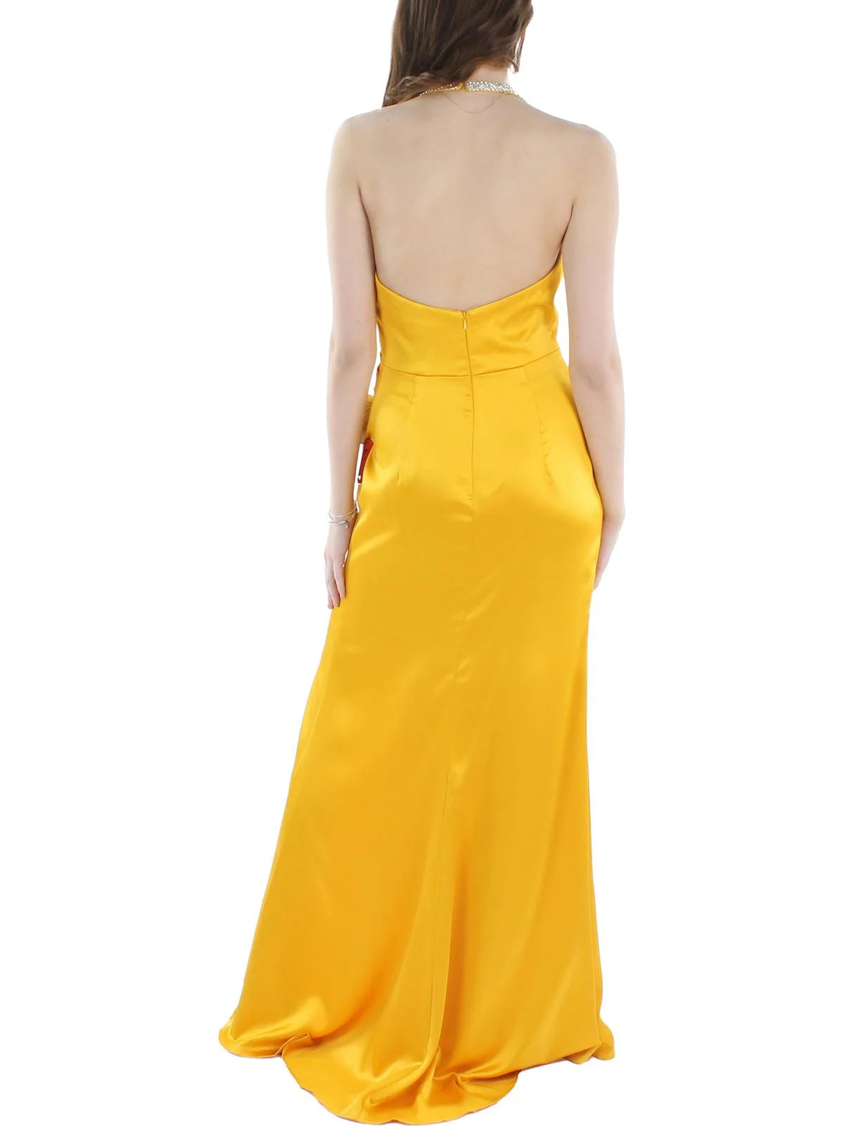 Embellished Long Halter Dress G59676