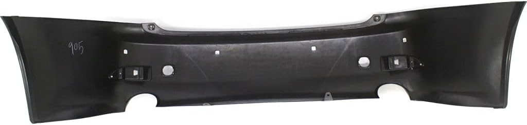 Primed Rear Bumper Cover with Park Dist Control Sensor Holes B288