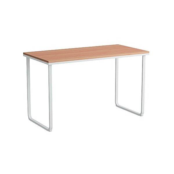 47 1/4 inchw x 24 inchd Beech/White Computer Table Desk H428