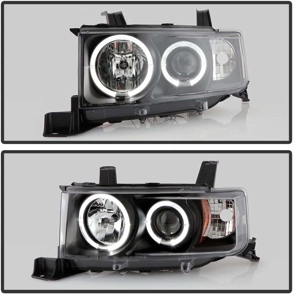 Black Housing Projector Headlights Headlamps U294186