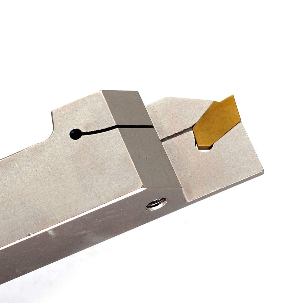 3/4 Indexable Lathe Grooving Parting Holder with 10 Pieces Carbide Inserts Z100