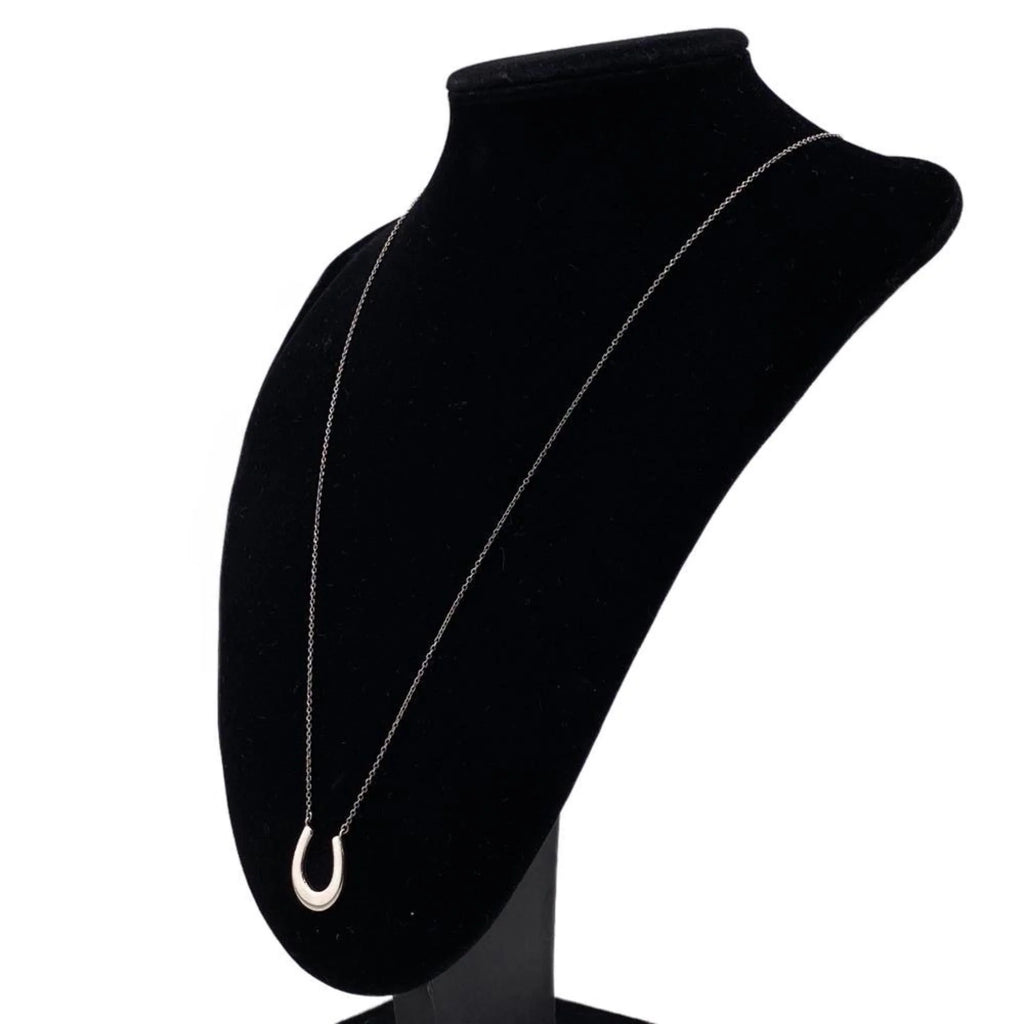 Horseshoe Necklace Silver U9993
