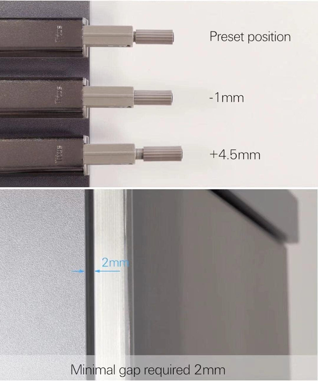Push Latches for Cabinet Door, Push to Open Door Latch (10 Pack) I4172
