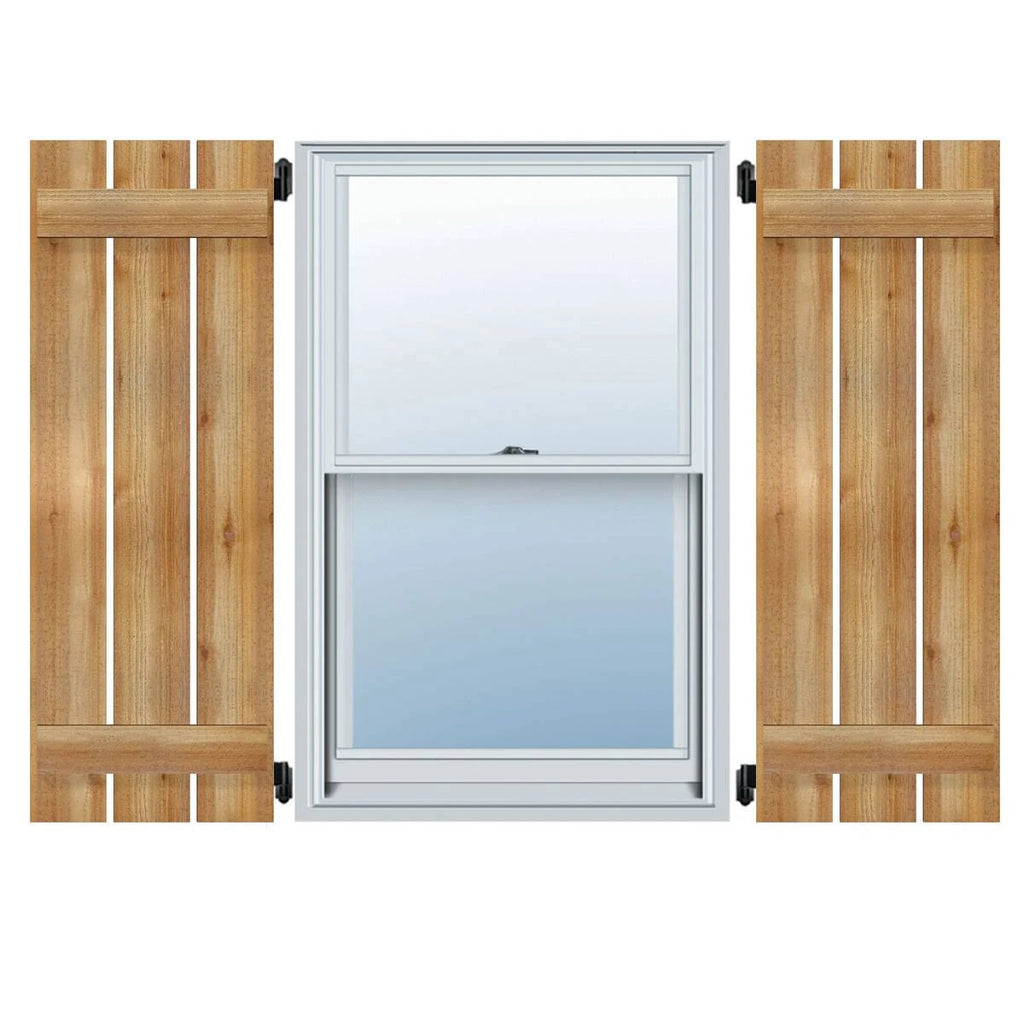 Rough Sawn Board-n-Batten Shutters X324